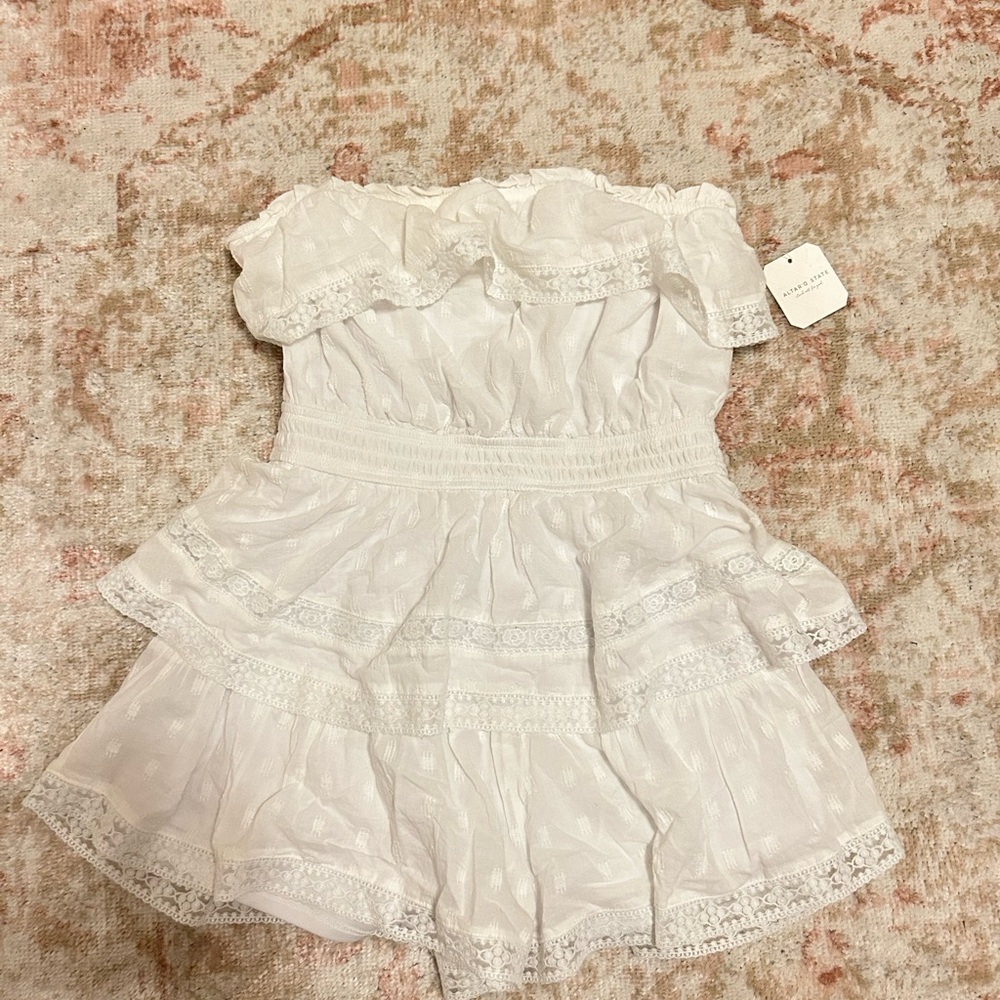 Altar’d State White Lace Romper